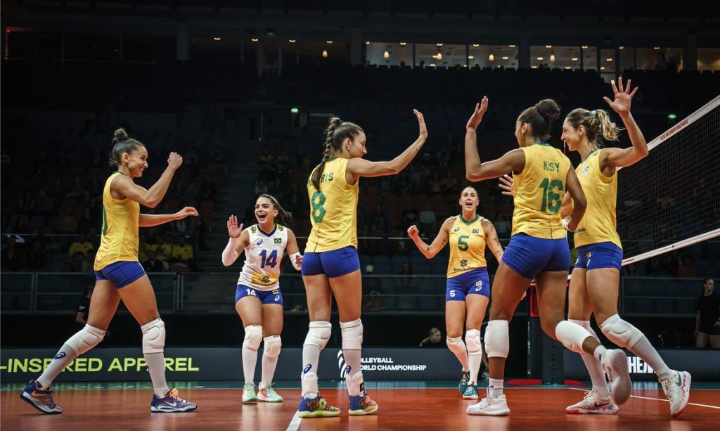 Esporte – Brasil bate Colômbia e avança à 2ª fase do Mundial de Vôlei Feminino De olho na liderança, país enfrenta Japão na sexta e China no sábado